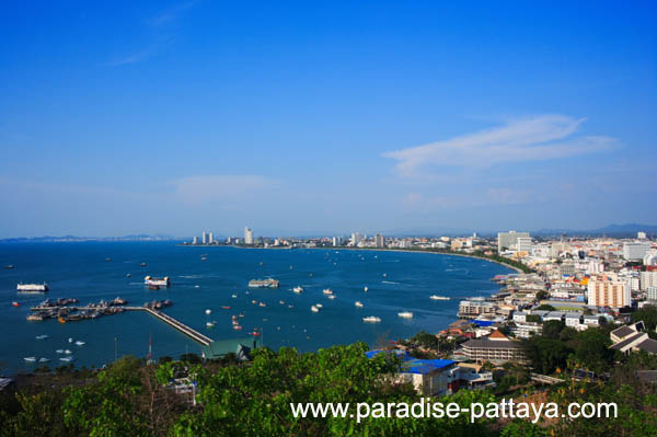 day skyline. Pattaya Skyline during the day