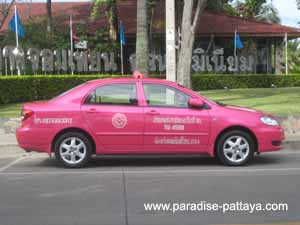 getting around pattaya metered taxi