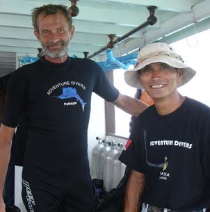 diving pattaya scuba with robert