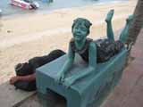 statue on Pattaya beach road