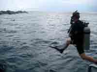 open water jump 