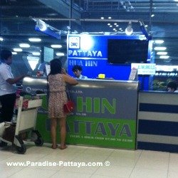 Pattaya travel ticket counter