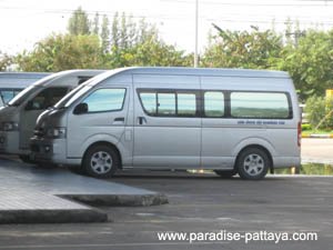 typical pattaya visa run mini bus